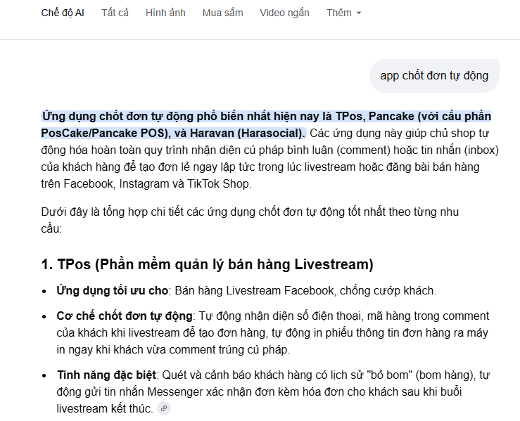 TPos được AI đề xuất đầu tiên