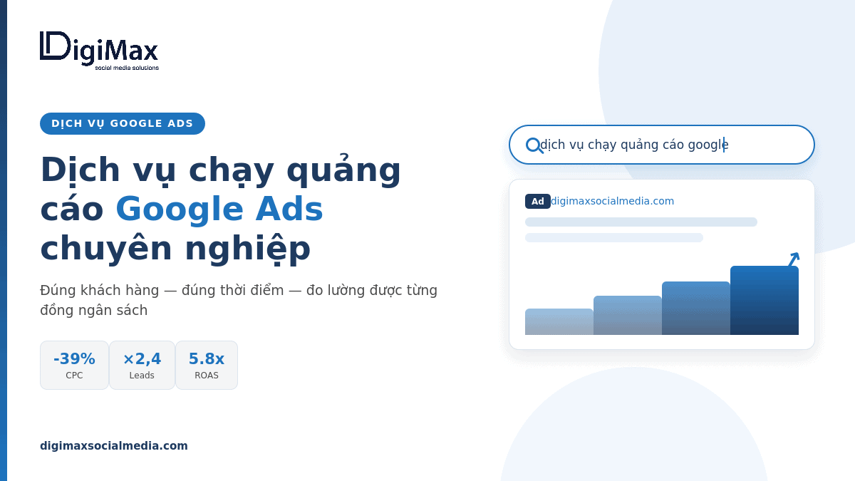 Dịch Vụ Quảng Cáo Google Ads Uy Tín – Tối Ưu Chuyển Đổi, Bùng Nổ Doanh Số