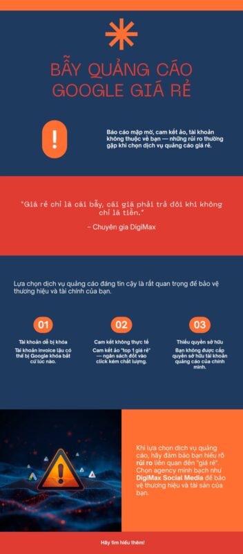 cảnh báo bẫy quảng cáo google giá rẻ