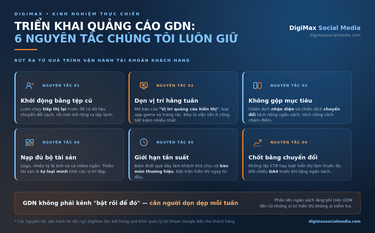 kinh nghiệm thực chiến của digimax khi triển khai quảng cáo google display network
